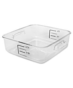 Rubbermaid Square Storage Container, Clear