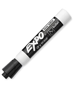 EXPO Low Odor Original Dry Erase Markers, Bullet Tip