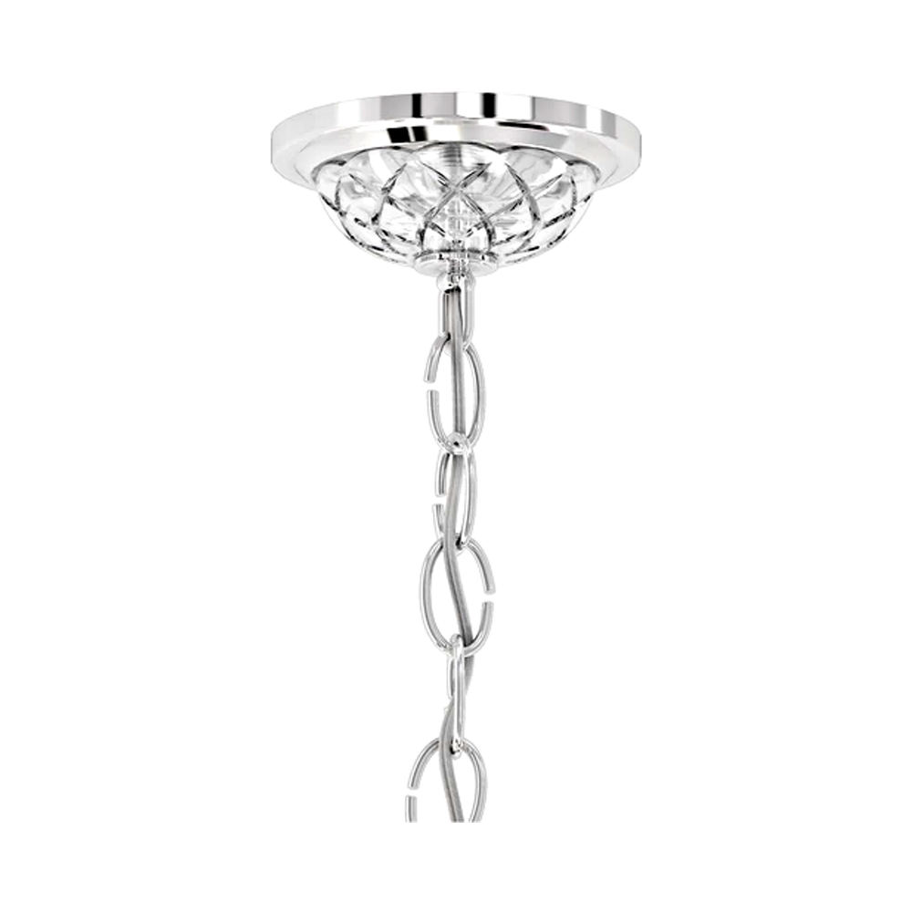 Schonbek Sterling 5 Light 16 inch Polished Silver Chandelier Ceiling Light in Heritage - Image 2